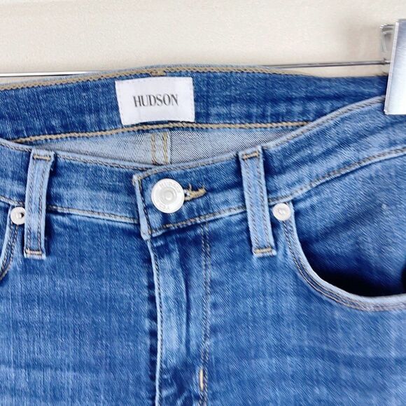 Hudson Mid Rise Ankle Skinny Natalie Jeans Blue Size 28 - Picture 4 of 10